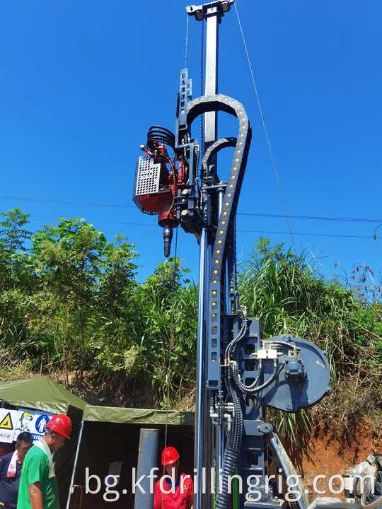 Хидравличен ядрен сондиращ платформа китайски доставчик hydraulic core drilling rig Chinese supplier